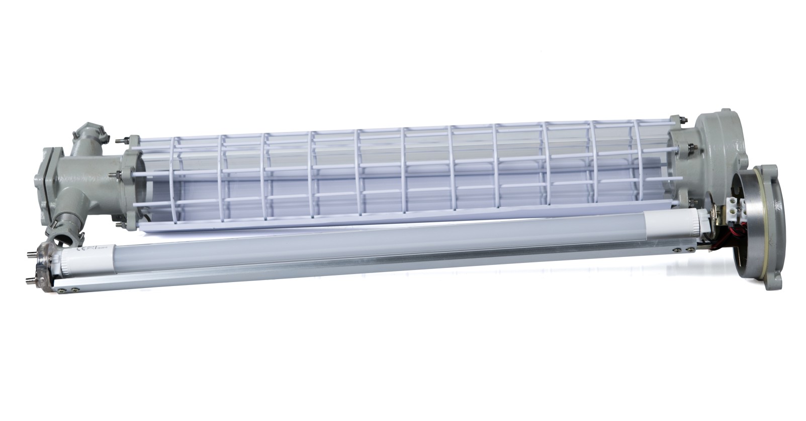 Светильники шахтные ВЭЛ51-Ш для ламп линейных люминесцентных и светодиодных ламп