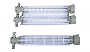 Светильники шахтные ВЭЛ51-Ш для ламп линейных люминесцентных и светодиодных ламп
